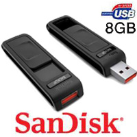 זכרון נייד בנפח 8GB מסדרת SANDISK Ultra Backup