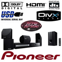 מערכת קולנוע ביתי PIONEER USB HDMI דגם HTZ180