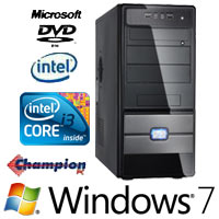 מערכת מחשב חזקה עם מעבד CORE I3 + מ.הפעלה WIN 7