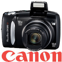 מצלמה דיגיטלית 10 מגה זום Canon SX120+X10 מחודשת