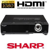 מקרן מקצועי SHARP FULL HD 1080P דגם: xvz15000