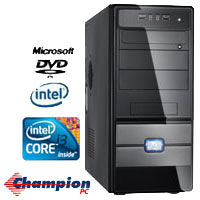 מערכת מחשב חזקה זיכרון 4GB ומעבד Intel® CORE I3