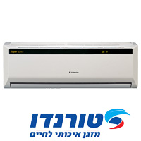 מזגן עילי מפוצל בקירור 28,300/BTU טורנדו