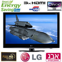 טלוויזיה 42 אינץ' LCD FULL HD ו-LG USB ד:42LD420