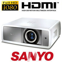 מקרן Full HD ניגודיות 1:10,000 SANYO ד:PLV-Z800