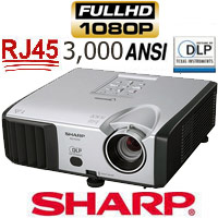 מקרן SHARP 3,000ANSI FULL HD דגם:PG-F317