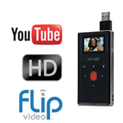 מצלמת וידאו HD זיכרון מובנה FLIP MINO HD 4GB