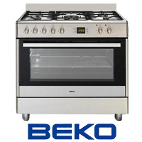 תנור אפיה משולב ברוחב 90 ס"מ נירוסטה BEKO