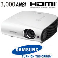 מקרן ביתי/משרדי SAMSUNG 3000Ansi דגם:L301
