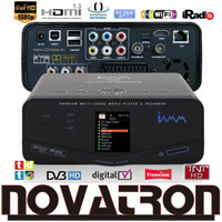 סטרימר מקצועי+הקלטה ותמיכת בלו ריי NOVATRON