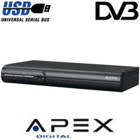 ממיר דיגיטלי DVB לקליטת ערוצי הטלוויזיה מתצוגה