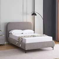 מיטה רחבה דגם קורין 190*120 אפור HOME DECOR