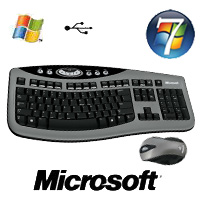 סטאלחוטי מקלדת +עכבר Wireless Laser Desktop 3000