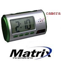 שעון מעורר עם מצלמה עם חיישן תנועה וזיכרון 4GB