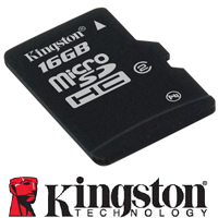 כרטיס זיכרון Micro SD בנפח 16GB הסדרה המהירה