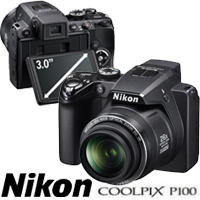 מצלמת מגה זום דיגיטלית Nikon P100 X26 מחודשת