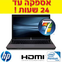 מחשב נייד ''15.6 מעבד T4400 דגם: HP 620 WK344EA