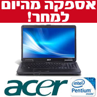 מחשב נייד ''15.6 מעבד T4500 דגם: דגם: ACER 5734Z