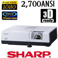 מקרן קולנוע בייתי SHARP PG-D2710X 3D 2700ANSI