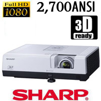 מקרן קולנוע תלת מימד SHARP XR-50S 1080P 2700ANSI
