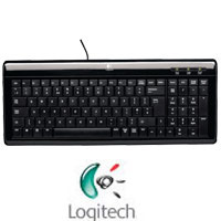 מקלדת חוטית Logitech Ultra Flat