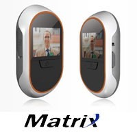 עינית דיגיטלית לדלת דגם הדס בעלת מסך תצוגה גדול