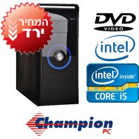 מע' מחשב חזקה Core i5 זיכרון 8GB וד. קשיח 1000GB