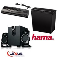 חבילת VIP למשרד: מגרסה+למינציה+רמקולים 2.1    