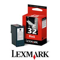 ראש דיו שחור מס' 32 מקורי LEXMARK