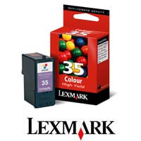 ראש דיו צבעוני מס' 35 מקורי LEXMARK