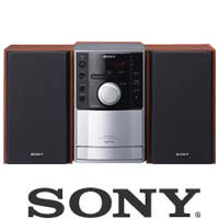 מערכת סטריאו מיקרו קוראת צרובים SONY