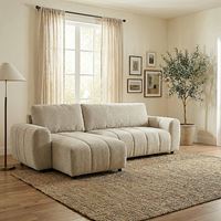 מערכת ישיבה פינתית נפתחת למיטה דגם טופז