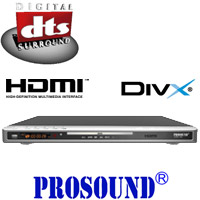 נגן DVD DIVX עם יציאת PROSOUND HDMI