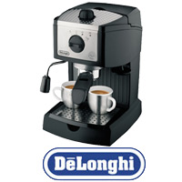 מכונת אספרסו וקפוצ'ינו בלחץ 15 בר Delonghi
