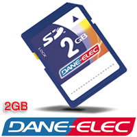כרטיס זיכרון SD נפח Dane-Elec 2GB