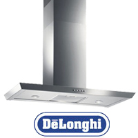 קולט אדים ארובה בגימור נירוסטה Delonghi
