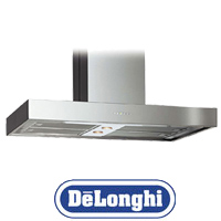 קולט אדים ארובה אי בגימור נירוסטה Delonghi