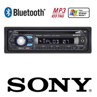רדיו דיסק MP3 המשמש כדיבורית SONY  Bluetooth