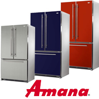 מקרר טריו 3 דלתות בנפח 728 ליטר AMANA +מתנה
