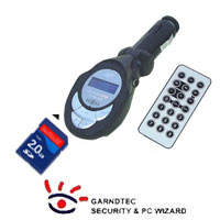 נגן MP3 לרכב עם משדר FM מובנה +כרטיס זיכרון 2GB