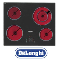 כיריים קרמיות 4 להבות עם לחצני מגע Delonghi