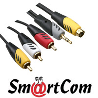 כבל RCA ל- PL/s-video באורך 5 מטר Sm@rtcom