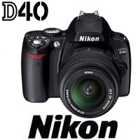מצלמת רפקלס 6 מגה קלה Nikon D40 BODY מחודשת