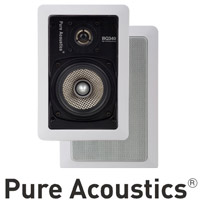 זוג רמקולים שקועים וופר 4 אינץ' Pure Acoustics
