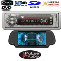 רדיו דיסק DIVX DVD כולל USB SD-CARD ומסך מראה "7