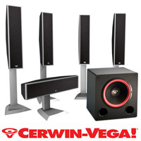 סט רמקולים 5.1 לקולנוע ביתי CERWIN-VEGA