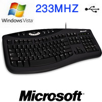 מקלדת Microsoft Comfort Curve 2000 בחיבור USB