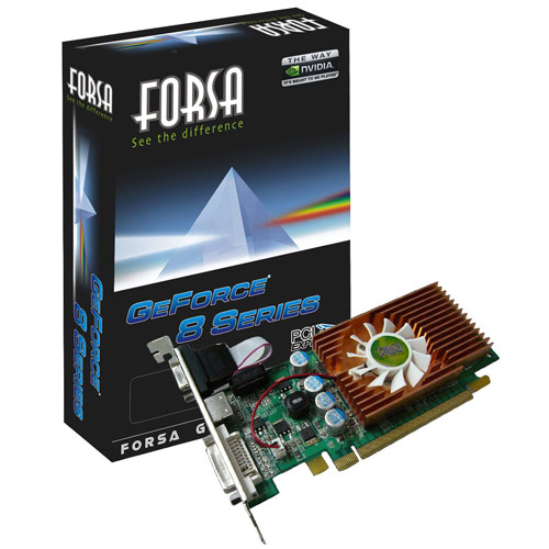 כרטיס מסך לגיימרים GEFORCE 8400 512MB FORSA
