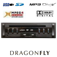 DVD לרכב קורא DIVX כולל כניסת USB וטיונר TV