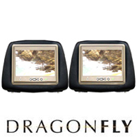 זוג מסכים למושבי הרכב בגודל "5 - DRAGON FLY